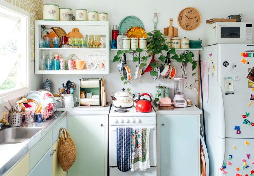 A Cluttered Kitchen