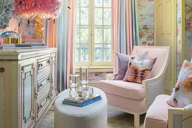 Soft Pink And Blue Hues