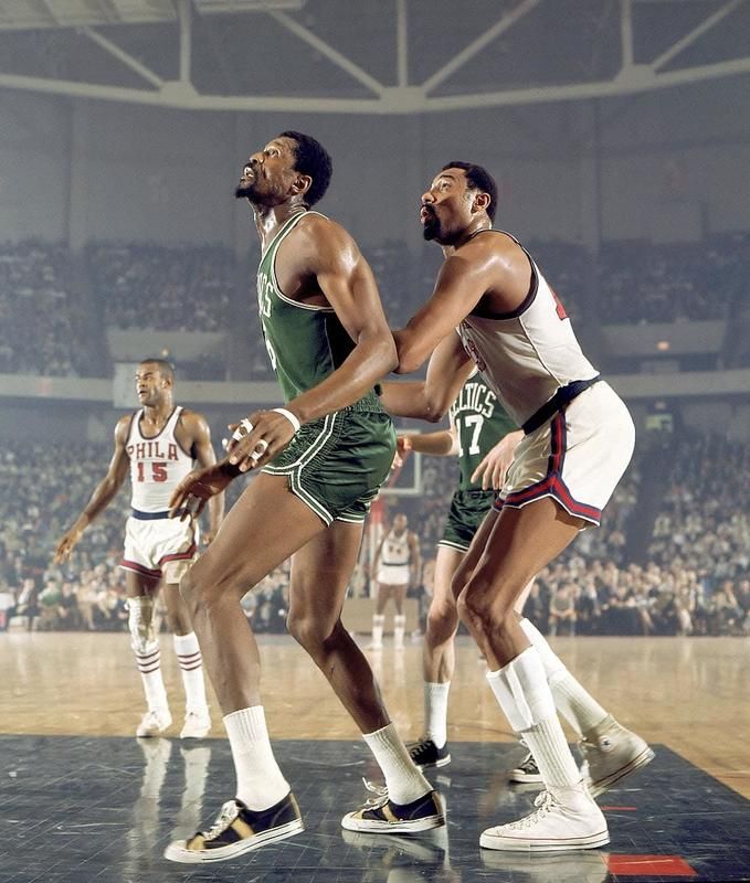 Bill Russell and Wilt Chamberlain