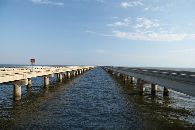 Lake Pontchartrain Causeway In Louisiana