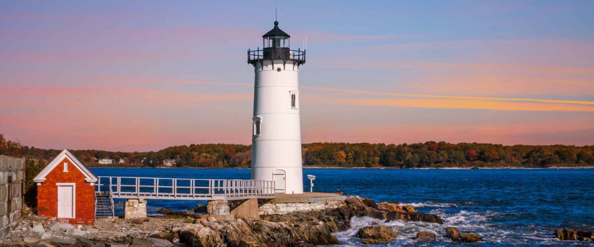 Portsmouth Harbor Lighthouse, New Castle, New Hampshire, USA